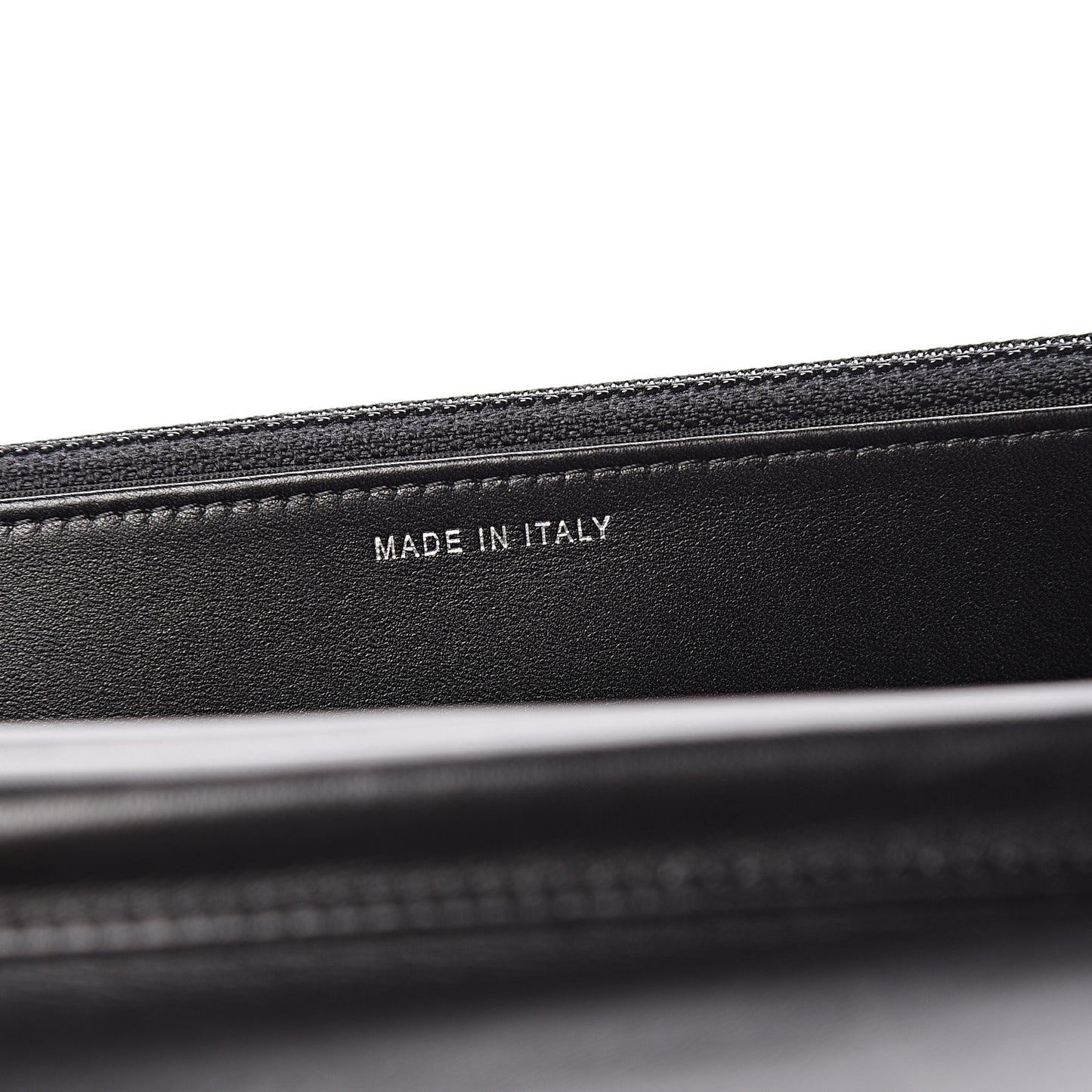 Lambskin Quilted Boy Wallet On Chain WOC Black
