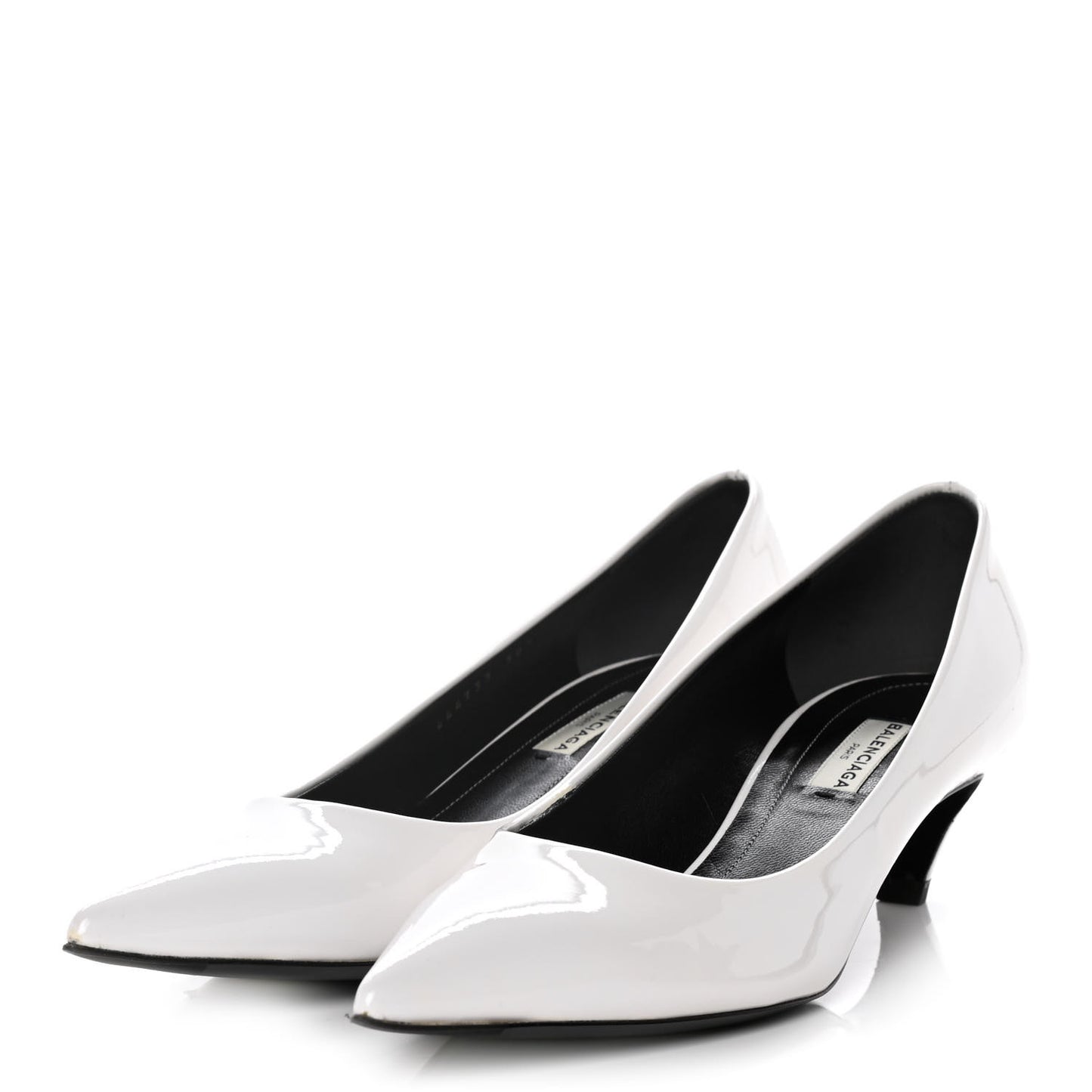 Patent Pointy Toe Pumps 38.5 White