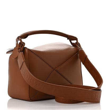 Loewe Satin Calfskin Mini Puzzle Bag Pecan 2 of 7