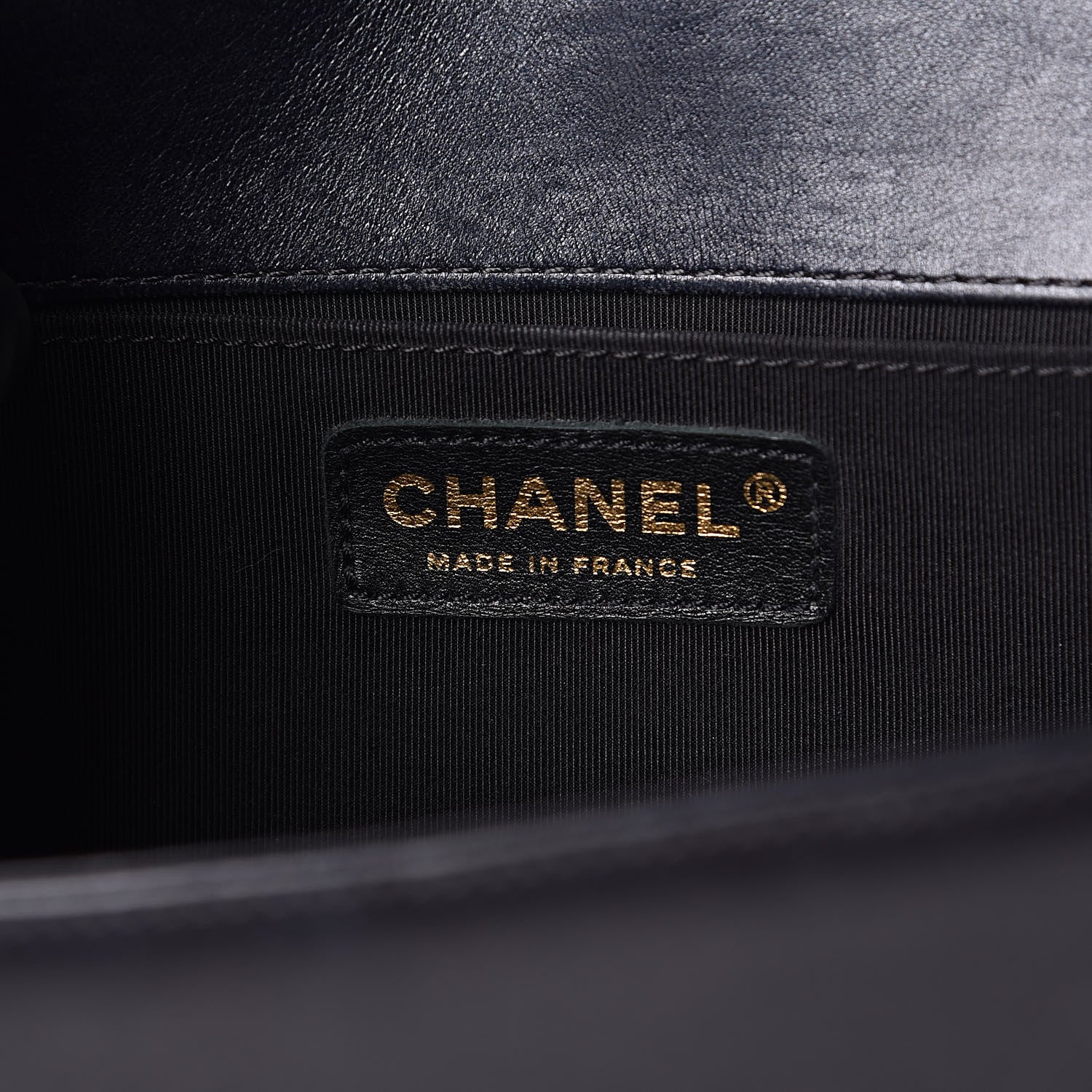 Chanel Lambskin Quilted Medium Boy Flap Black 6 of 11