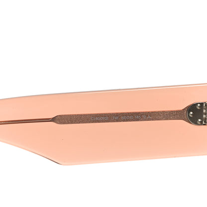 Celine Acetate Flat Top Rectangular Sunglasses CL40092I Shiny Milky Hazelnut 6 of 7