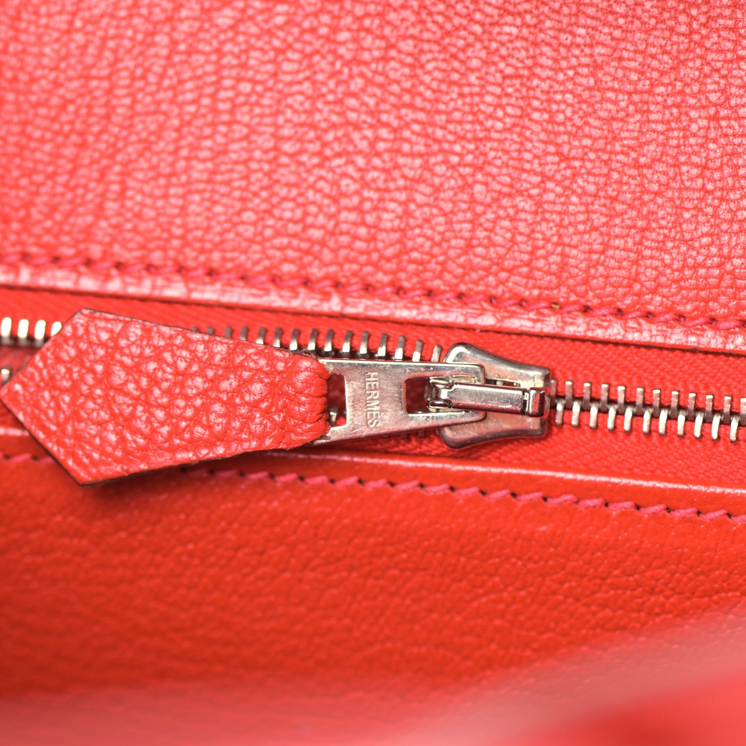 Hermes Chevre Mysore Birkin 25 Rouge Vif 19 of 42