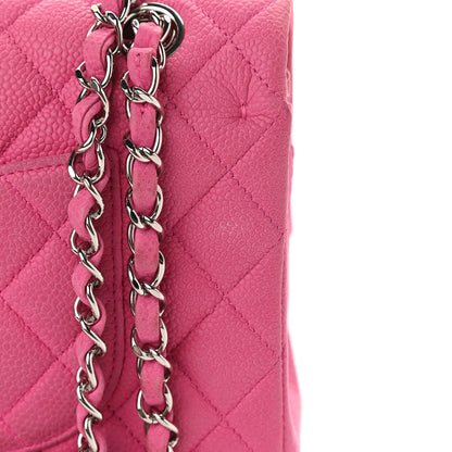 Chanel Iridescent Caviar Quilted Medium Double Flap Pink 13 of 13