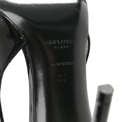 Saint Laurent Vernice Grupy Avenue 95 Slingback Pumps 37 Black 8 of 10