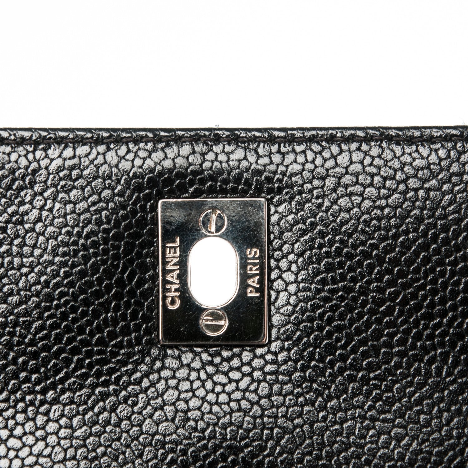 Chanel Caviar Quilted Jumbo Kelly Flap Black 5 of 10