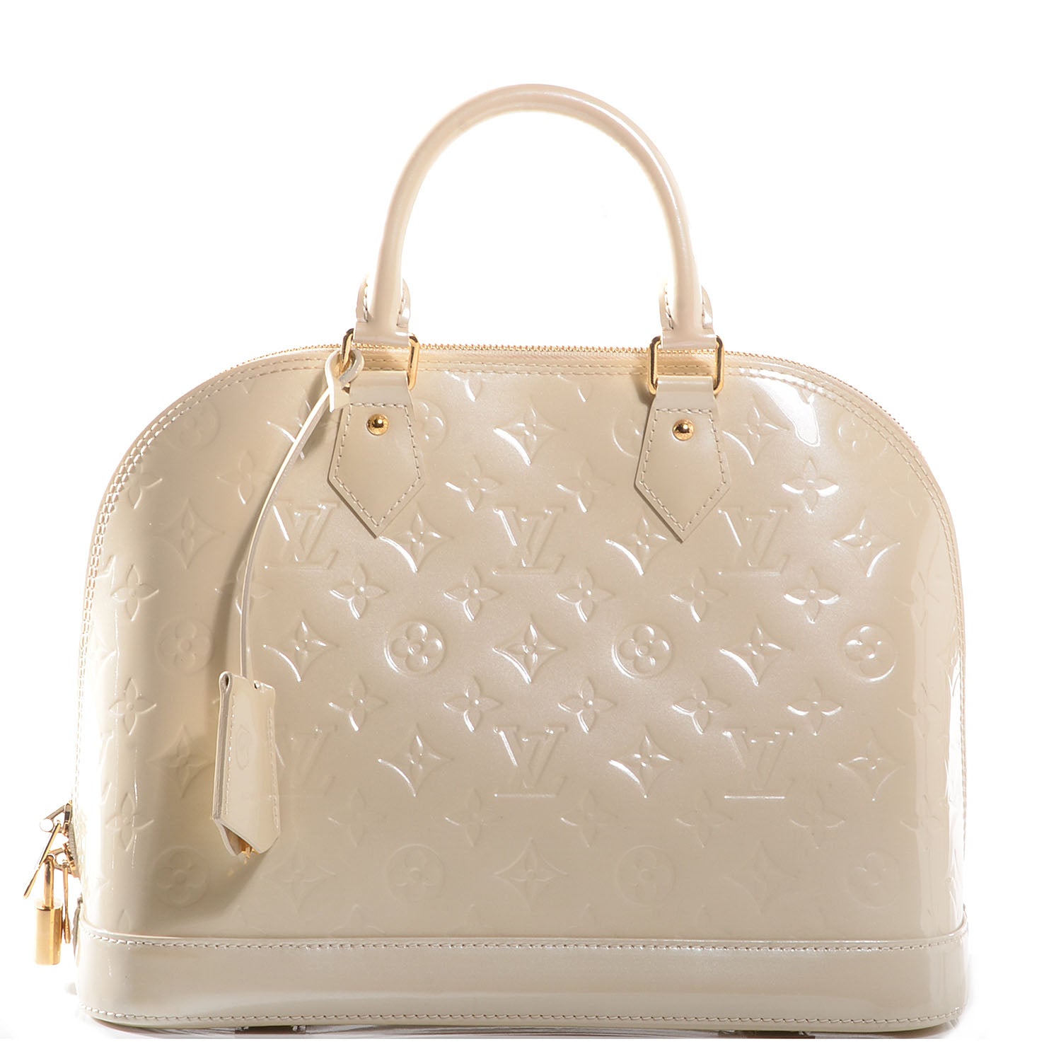 Louis Vuitton Vernis Alma PM Blanc Corail 1 of 7