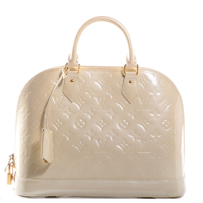 Louis Vuitton Vernis Alma PM Blanc Corail 1 of 7
