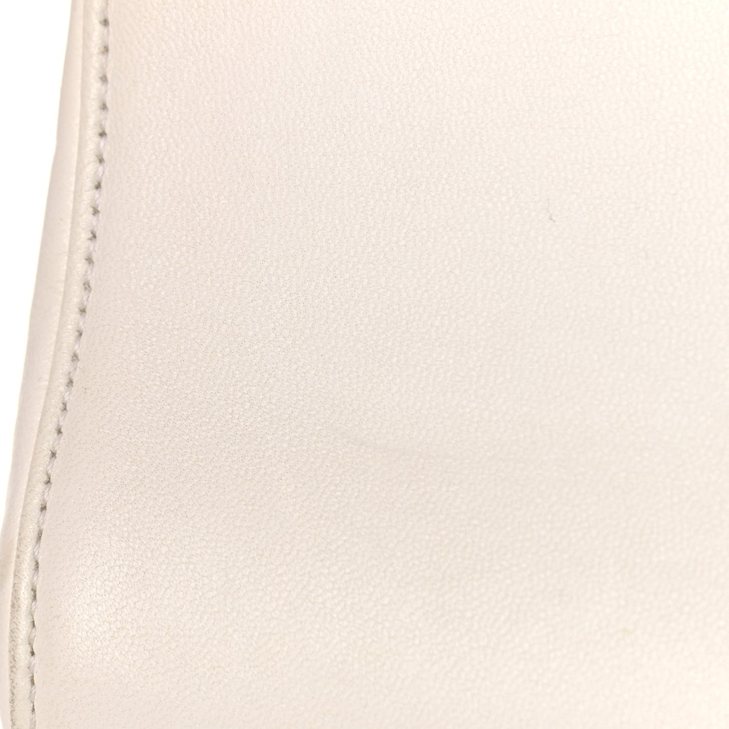 Lambskin Chocolate Bar Accordion Mademoiselle White