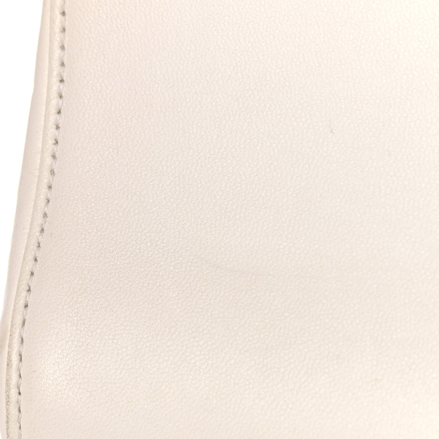 Chanel Lambskin Chocolate Bar Accordion Mademoiselle White 13 of 15
