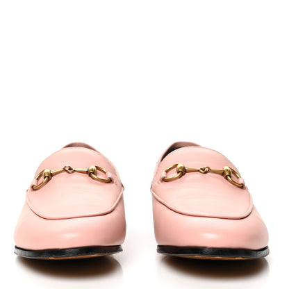 Gucci Lambskin Womens Brixton Horsebit Loafers 35.5 Perfect Pink 2 of 8