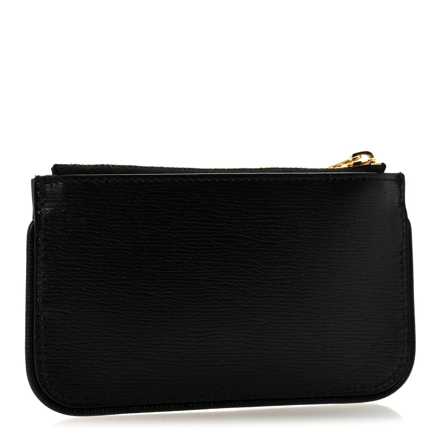 Gucci Calfskin Script Key Case Black 3 of 9