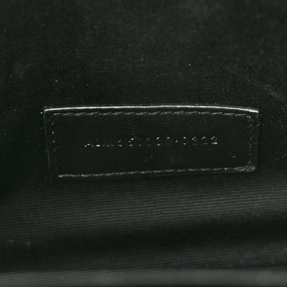 Saint Laurent Grain De Poudre Textured Mixed Matelasse Triquilt Monogram Clutch Dark Beige 7 of 10