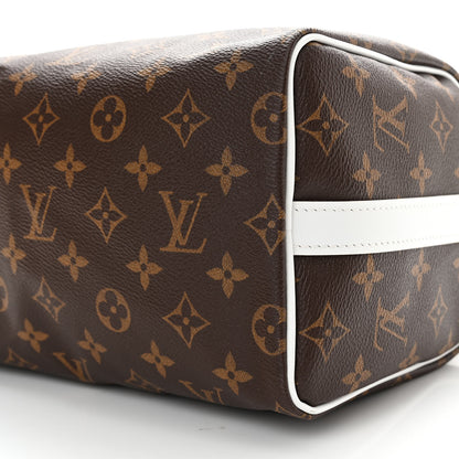 Louis Vuitton Monogram LV Match Speedy Bandouliere 25 White 9 of 10