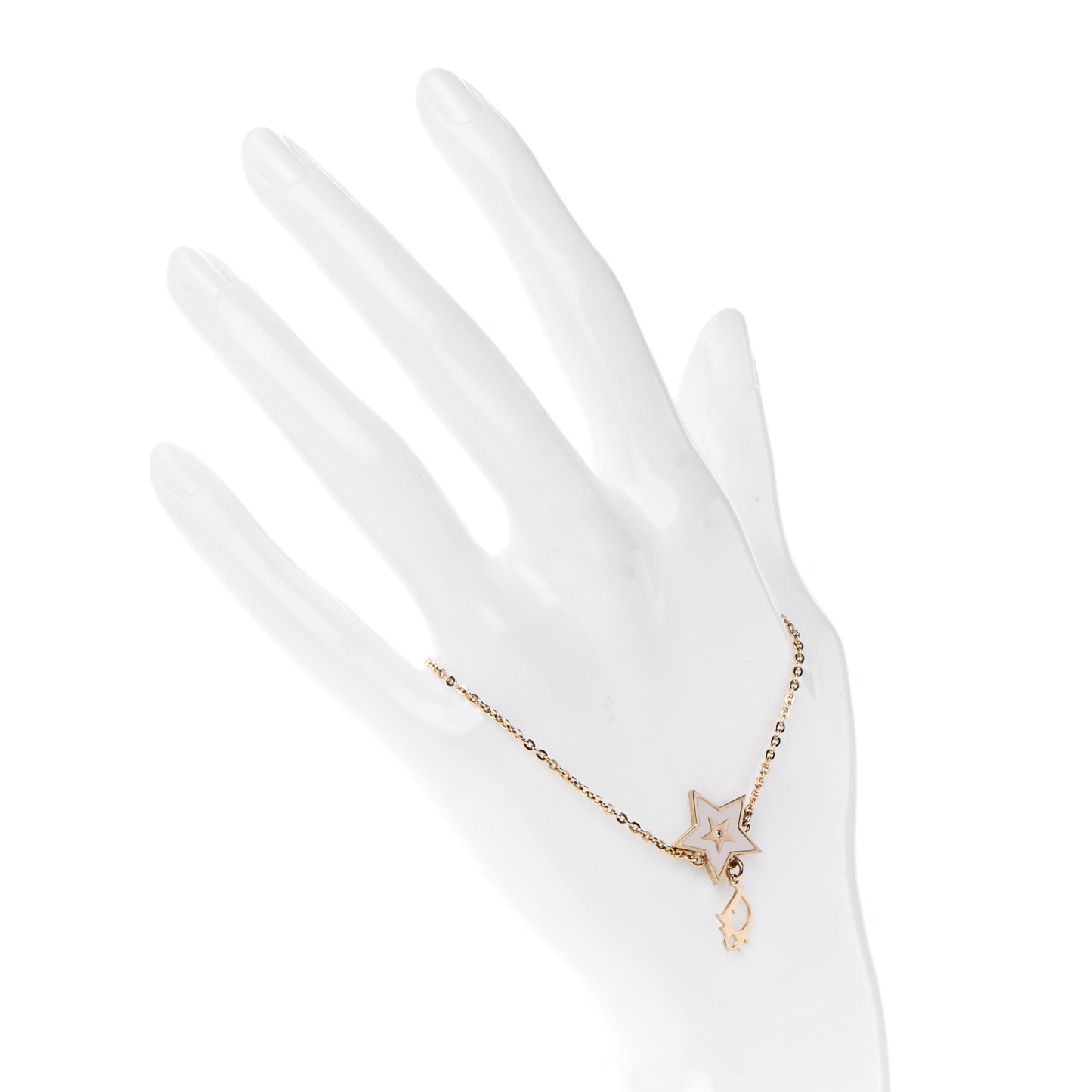 Metal Star Bracelet Purple Gold