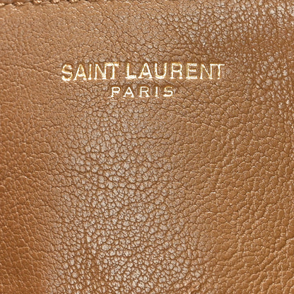 Saint Laurent Suede Sorbonne Medium Shoulder Bag Natural Tan 6 of 11
