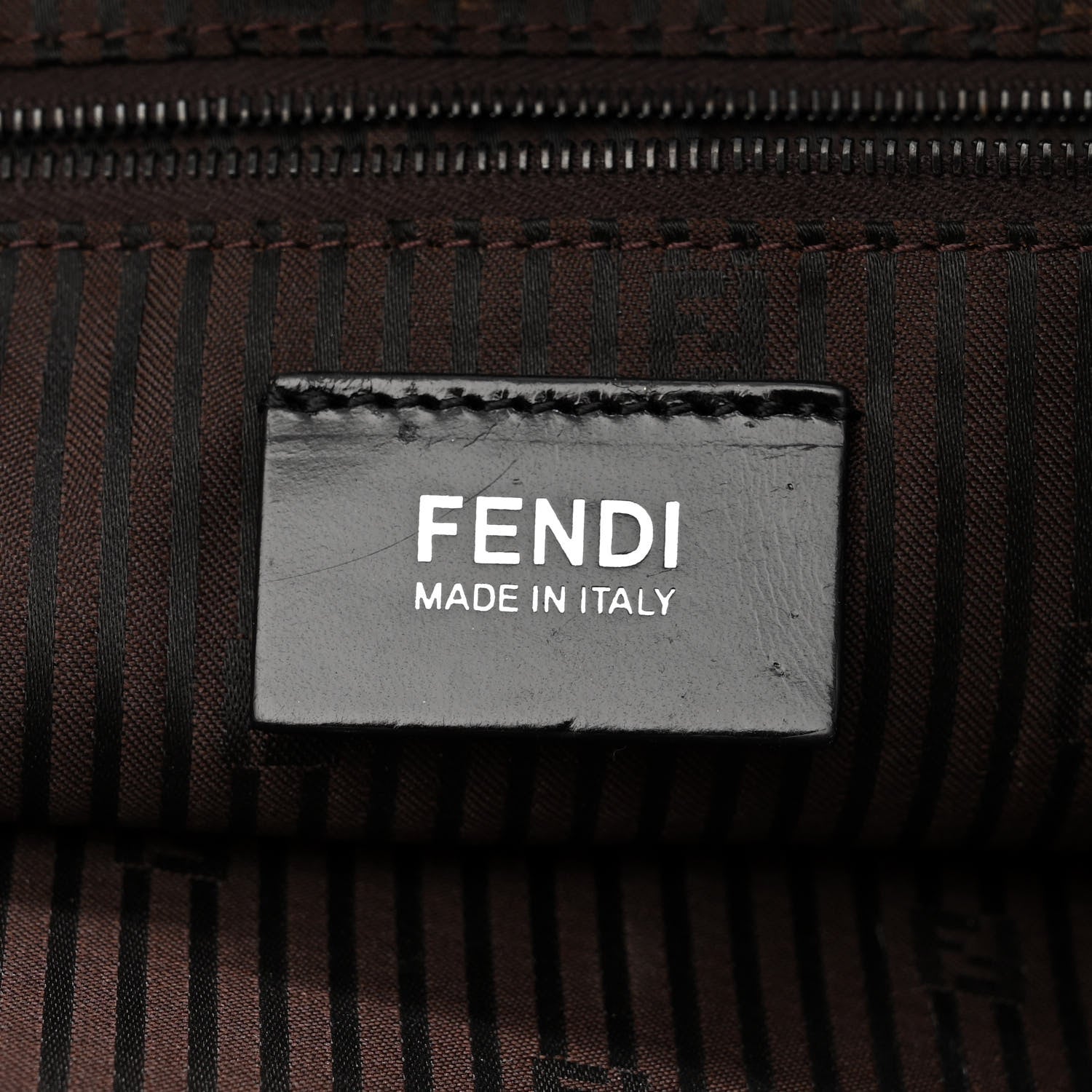 Fendi Calf Hair Large 2jours Tote Brown Giallo Acciaio 5 of 10