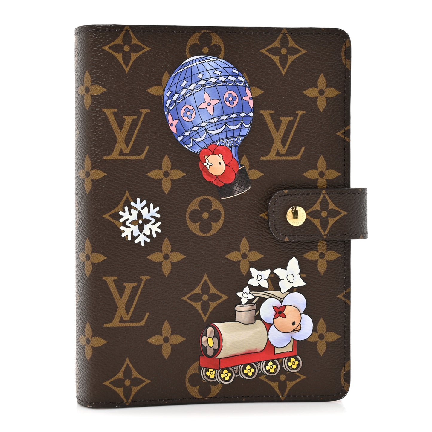 Monogram Vivienne Wintry Medium Ring Agenda Cover