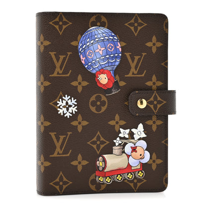 Louis Vuitton Monogram Vivienne Wintry Medium Ring Agenda Cover 1 of 6