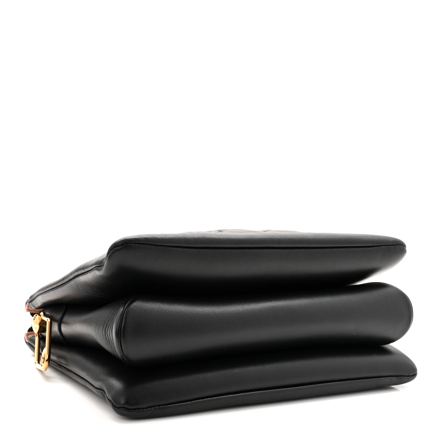 Louis Vuitton Lambskin Embossed Monogram Coussin PM Black 4 of 11