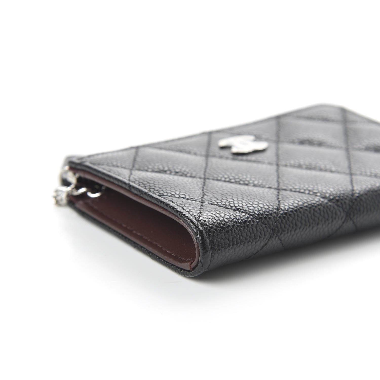 Chanel Caviar Quilted Key Holder Case Black 6 of 10