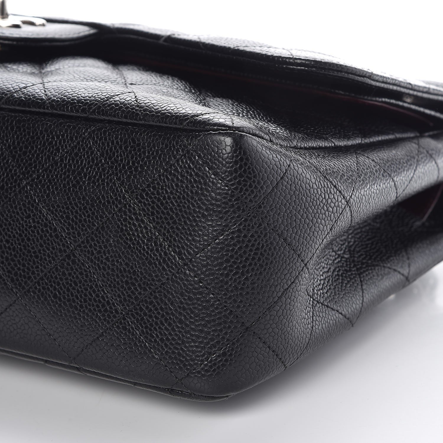 Chanel Caviar Quilted Jumbo Double Flap Black 12 of 12