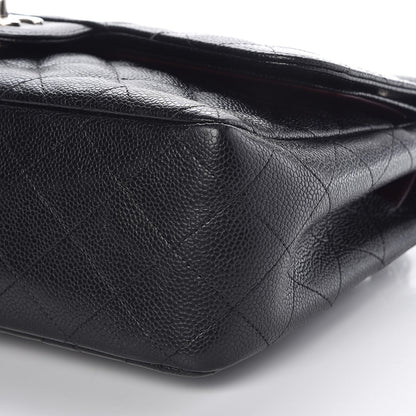 Chanel Caviar Quilted Jumbo Double Flap Black 12 of 12