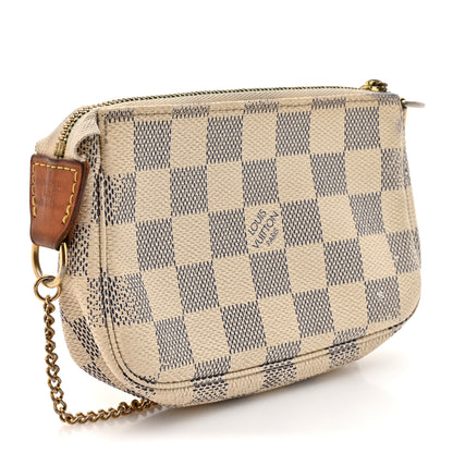 Louis Vuitton Damier Azur Mini Pochette Accessories 3 of 12