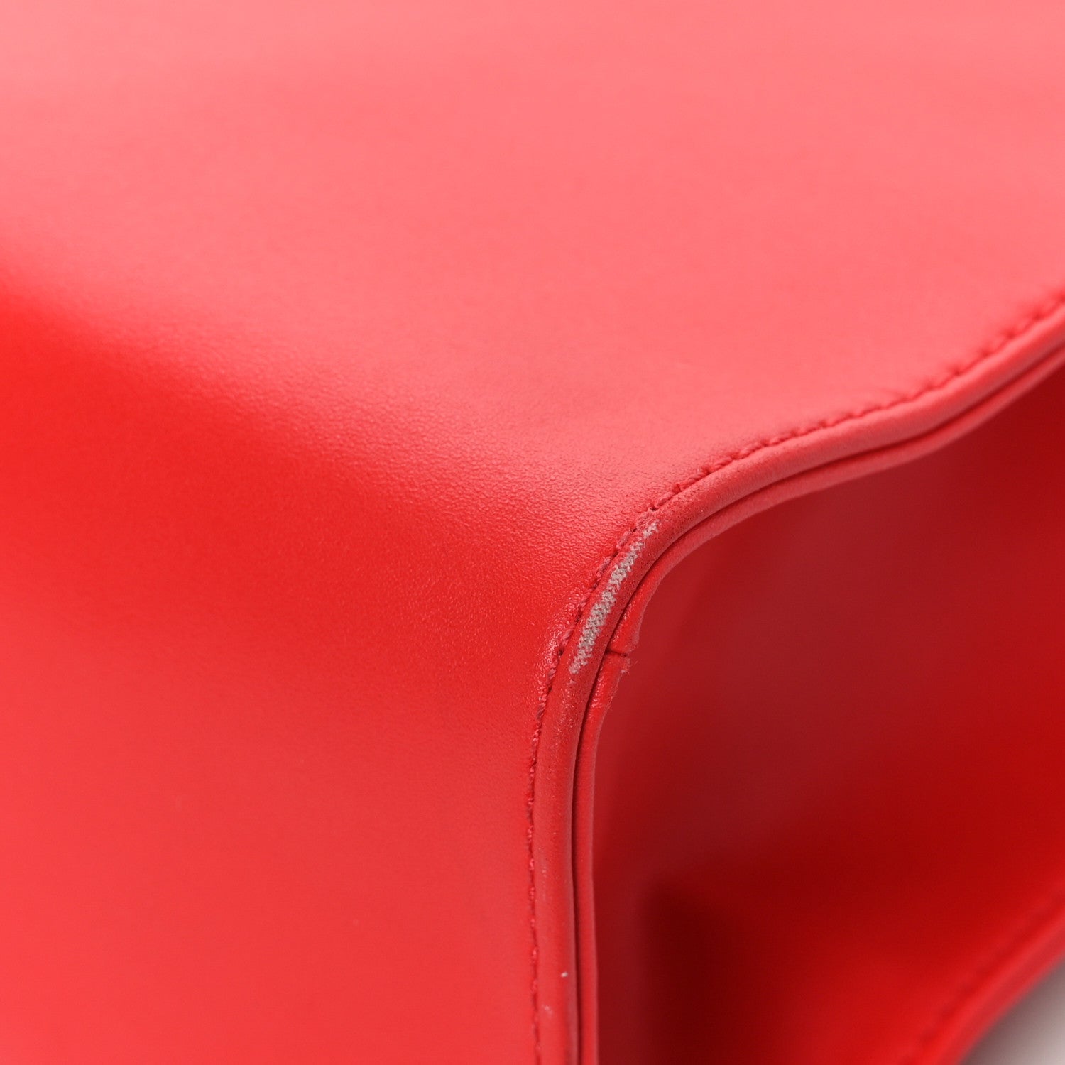 Telfar Vegan Leather Medium Shopping Bag Red 9 of 10
