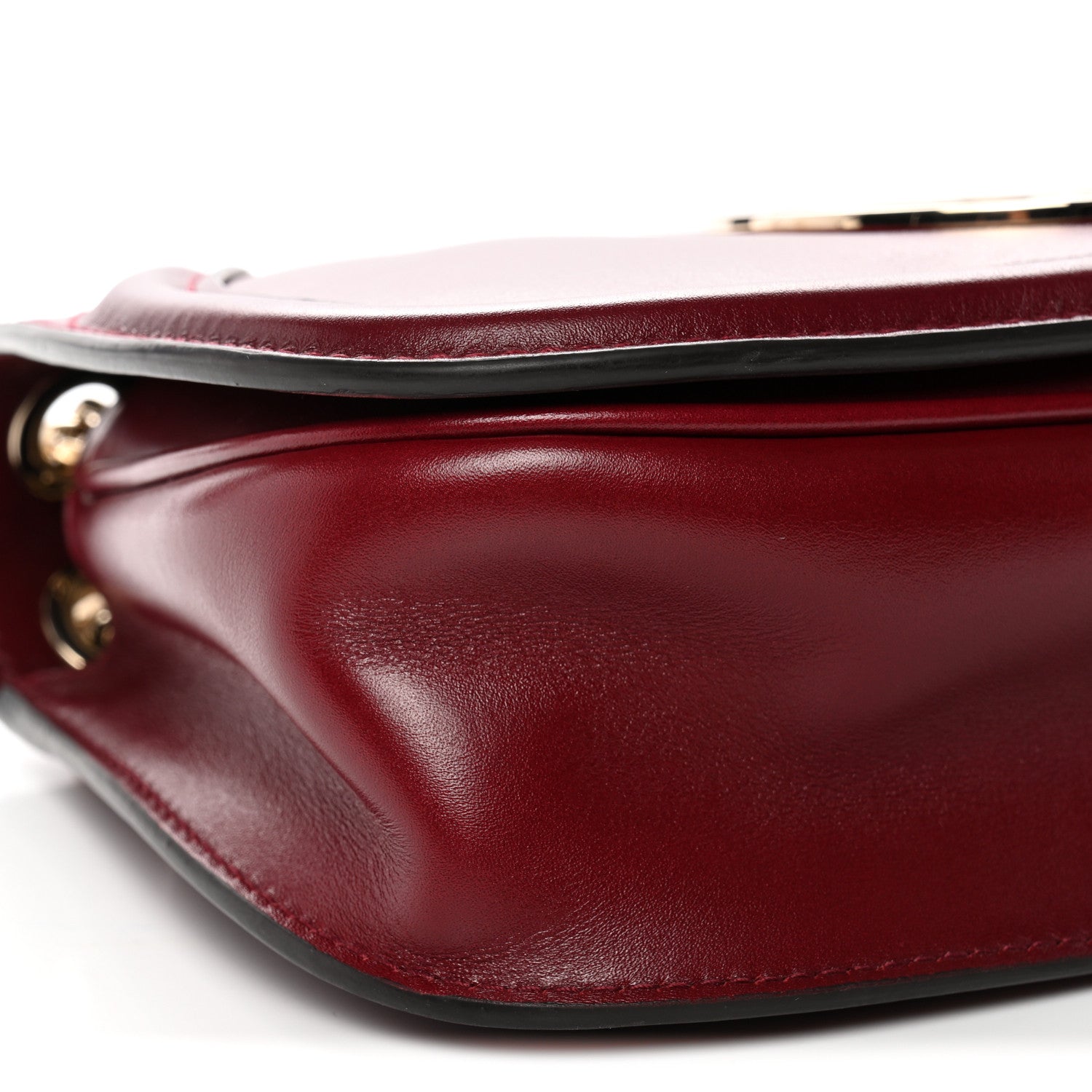 Gucci Calfskin Blondie Medium Shoulder Bag Dark Red 9 of 10