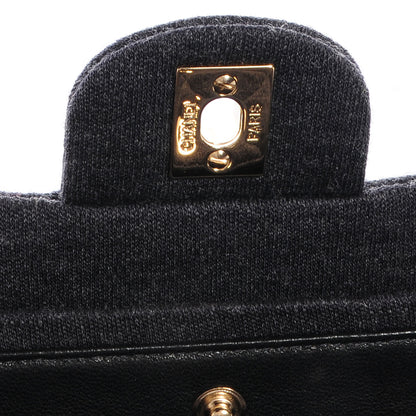 Chanel Jersey Small Double Flap Navy 7 of 9