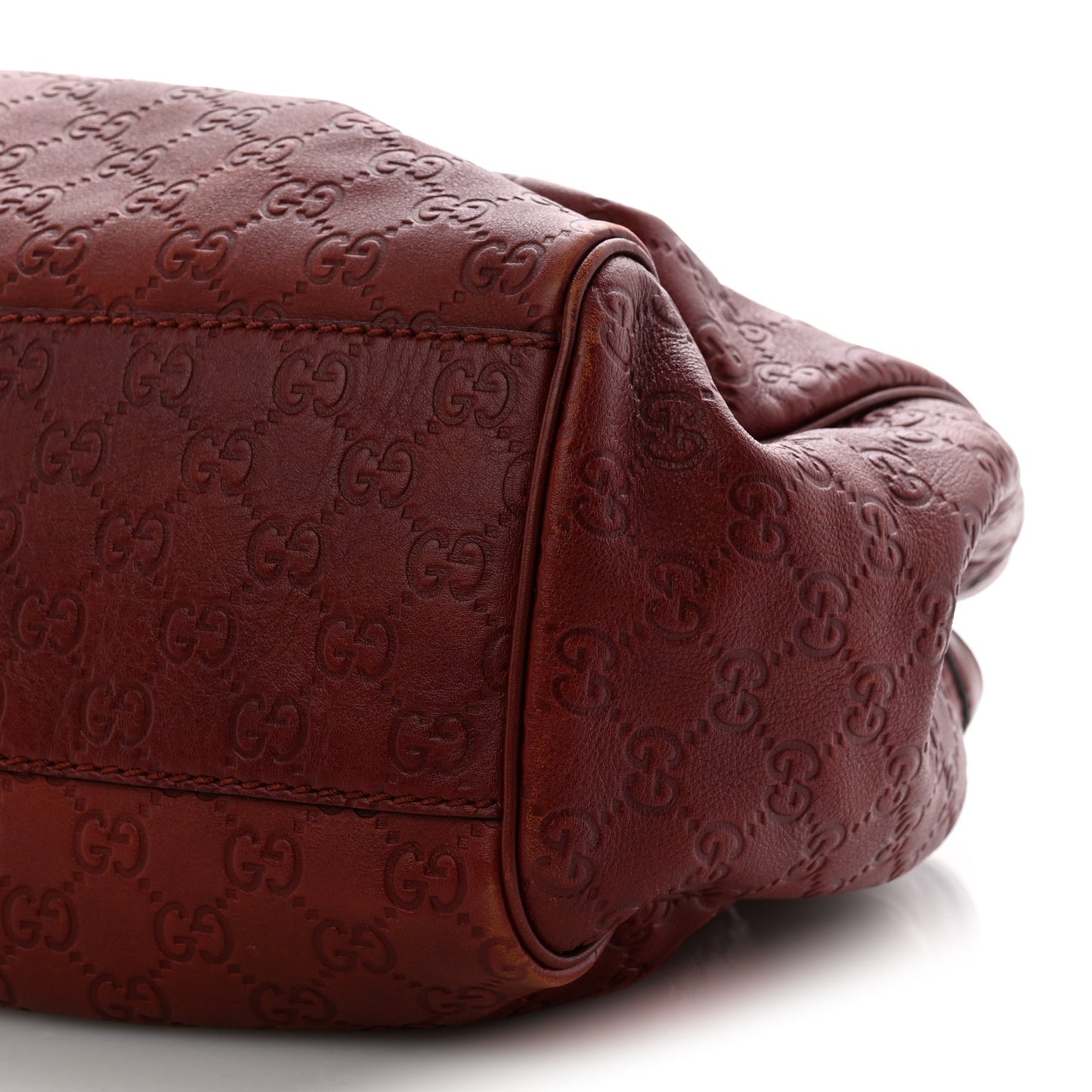 Guccissima Large Sukey Tote Red