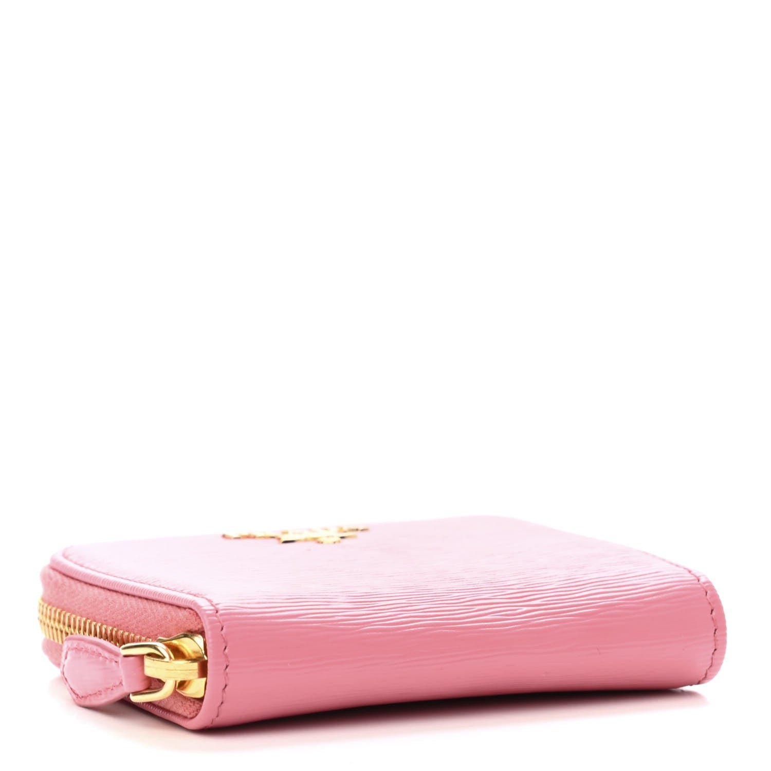 Prada Vitello Move Metal Coin Purse Geranio 3 of 4