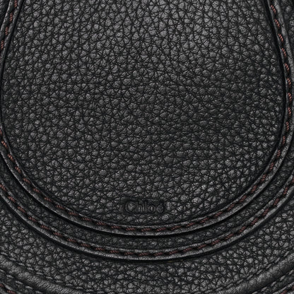 Chloe Calfskin Mini Marcie Round Crossbody Bag Black 6 of 11