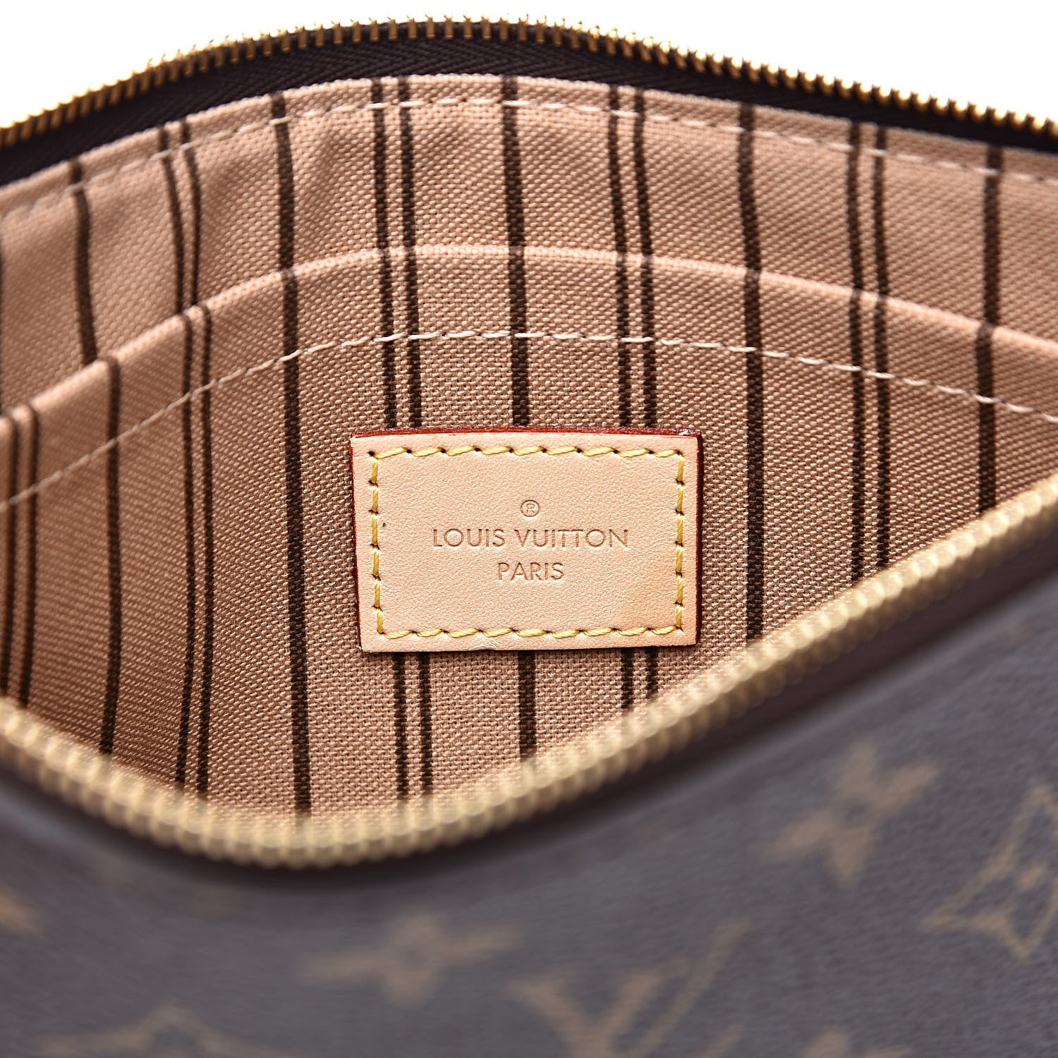 Louis Vuitton Monogram Neverfull MM GM Pochette 6 of 8