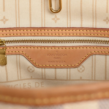 Louis Vuitton Damier Azur Neverfull MM 6 of 7