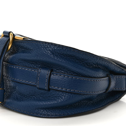 Chloe Calfskin Mini Marcie Round Crossbody Bag Royal Navy 8 of 8