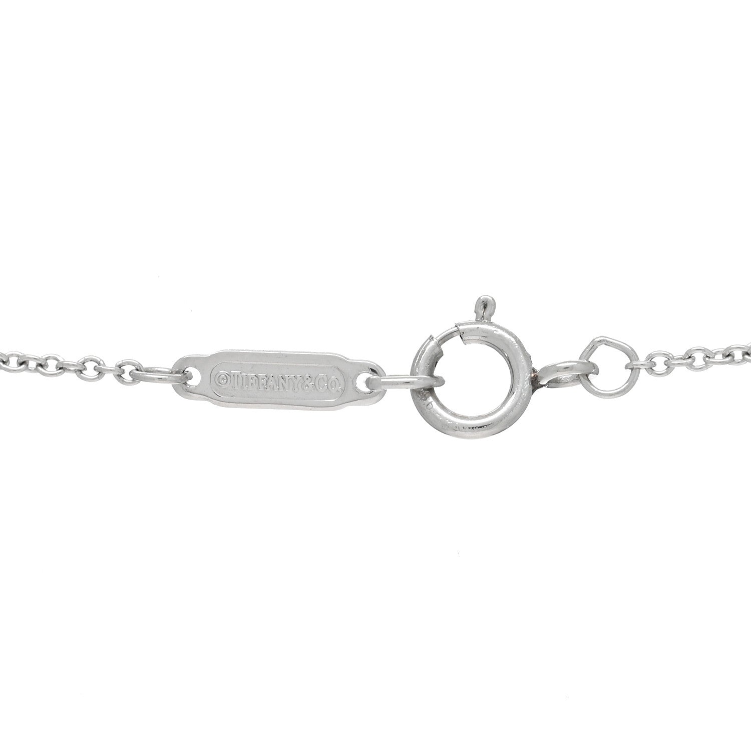 Tiffany Platinum Diamond Tanzanite Soleste Pendant Necklace 4 of 5