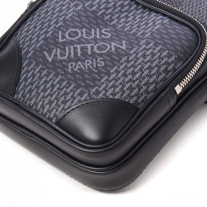 Louis Vuitton Damier Graphite 3D Amazone Sling Bag Black 5 of 9