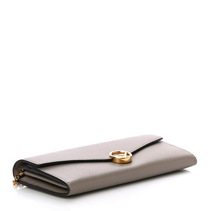 Fendi Vitello Cruise F is Fendi Continental Envelope Wallet on Chain Tortora 4 of 11