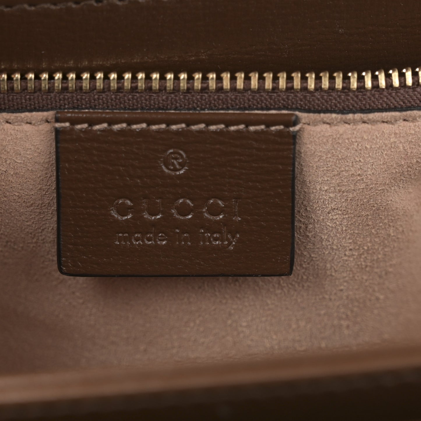 GG Supreme Monogram Horsebit 1955 Shoulder Bag Beige Brown Sugar