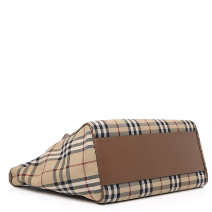 Burberry Horseferry Check Diaper Bag Tote Tan 4 of 12