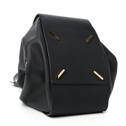 Loewe Calfskin Medium Hammock Shoulder Bag Midnight Blue Black 4 of 9