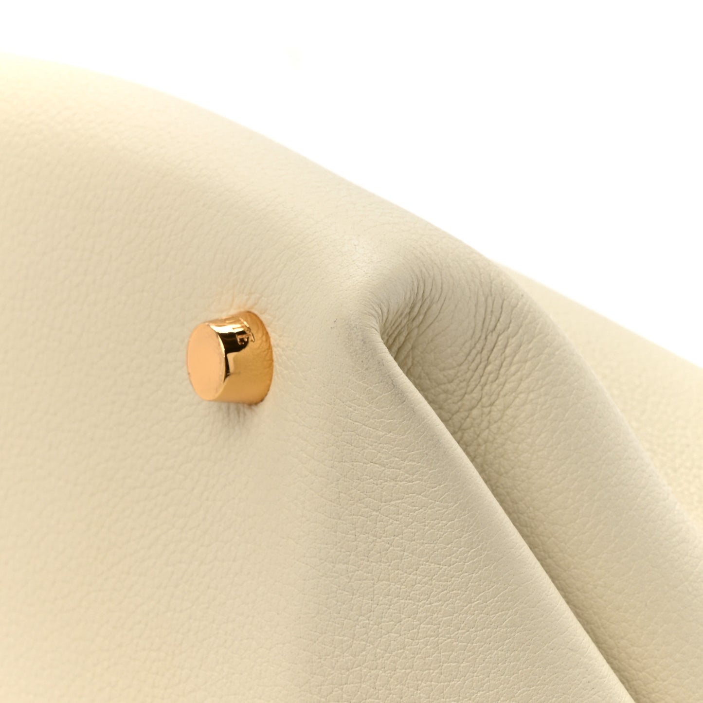 Pebbled Calfskin Medium Amelia Tote Ivory