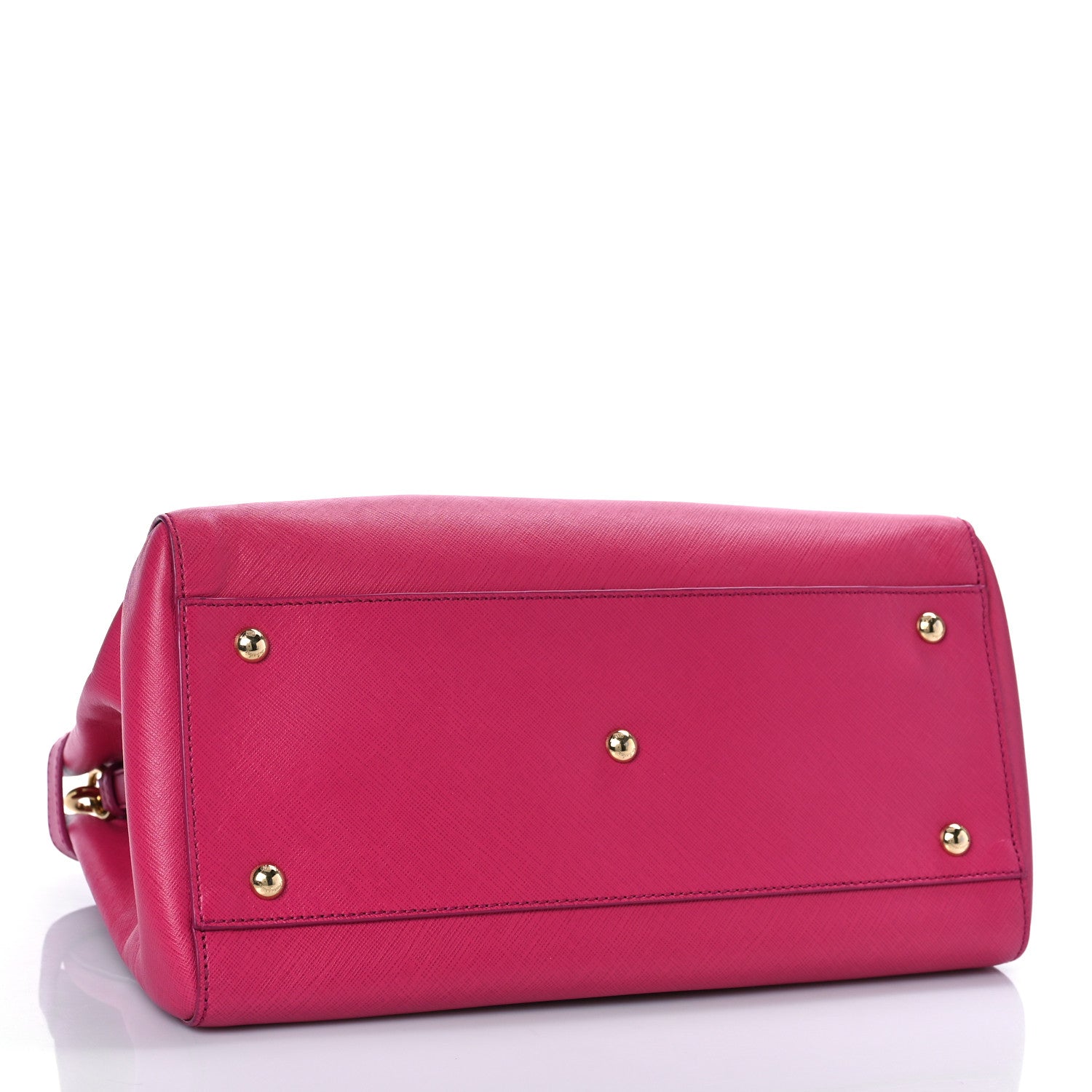 Salvatore Ferragamo Printed Calfskin Beky Tote Pink 4 of 9