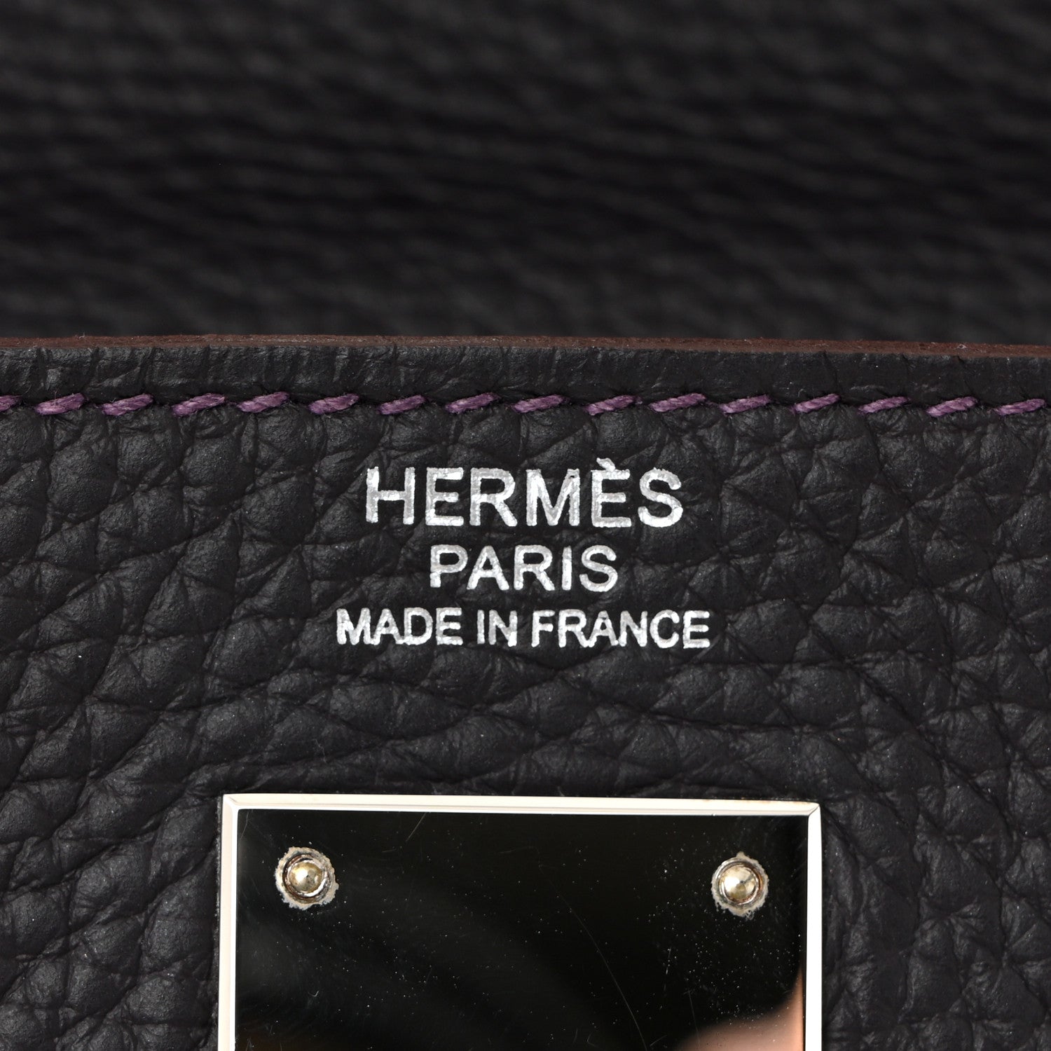 Hermes Taurillon Clemence Kelly Retourne 32 Raisin 6 of 10