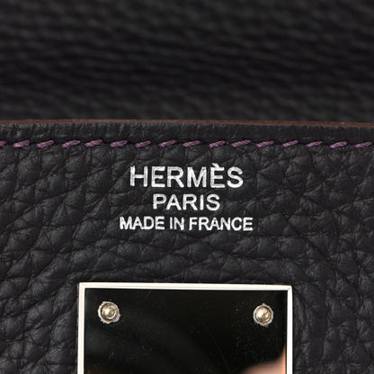 Hermes Taurillon Clemence Kelly Retourne 32 Raisin 6 of 10