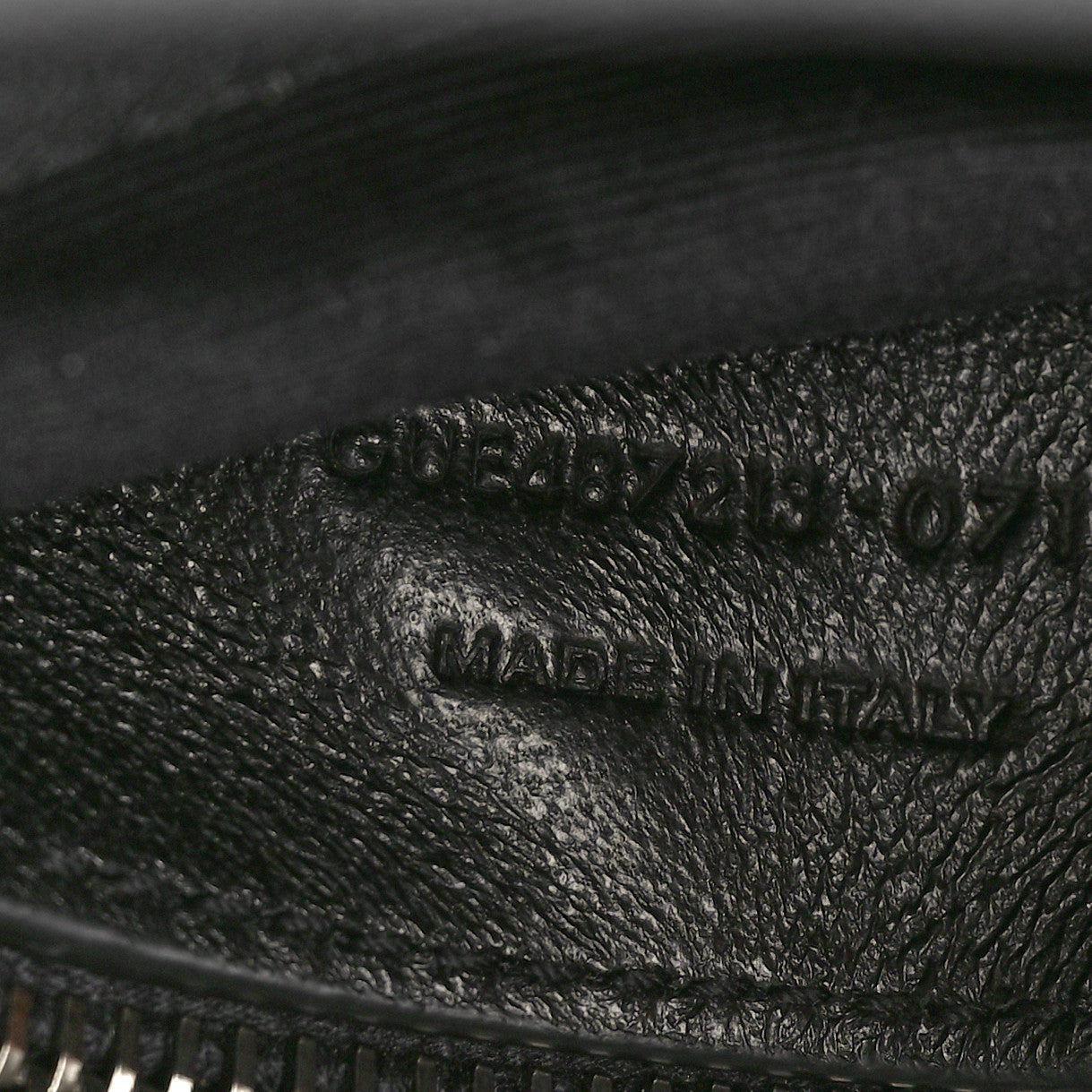 Saint Laurent Sheepskin Matelasse Chevron Monogram Medium College Bag Black 7 of 10