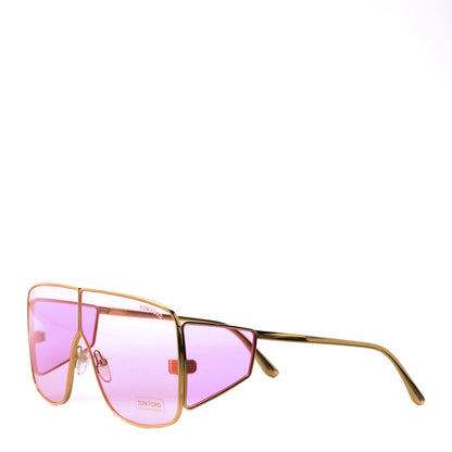 Tom Ford Square Spector Sunglasses TF 708 Rose 1 of 8