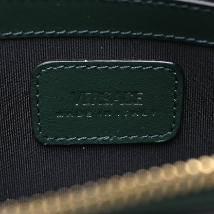 Versace Calfskin Medusa Zip Around Wallet Green 6 of 10