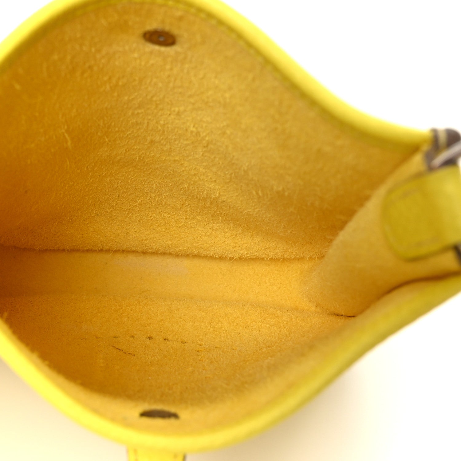 Hermes Taurillon Clemence Evelyne TPM Lime 5 of 11